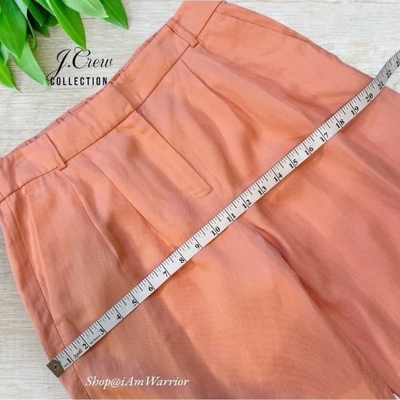 J.Crew Collection wide leg linen cropped pants *shop@iamwarrior - Picture 8 of 11